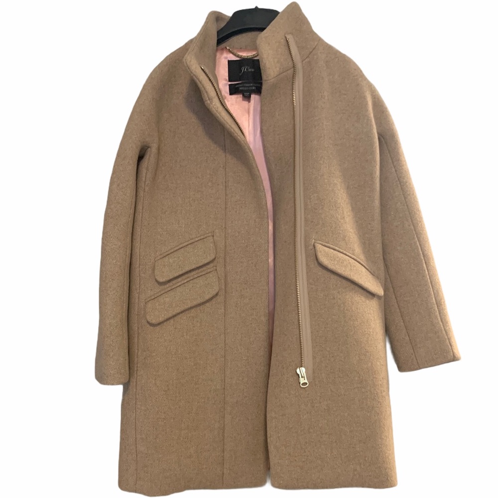 Jcrew Cocoon coat sandstone 00p